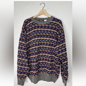 Neiman Marcus Men's Vintage Merino Wool Pullover Sweater. Size:Medium